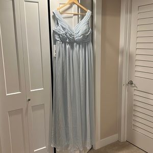 Azazie Madison dress, size A16, color mist NWT